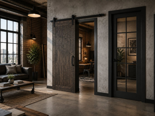 Best Interior Doors for Industrial Loft Style Homes