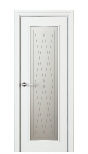 Image Radicosa Vetro Interior Door Italian Enamel White 1