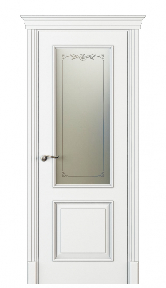Image Madia Vetro Interior Door Italian Enamel White 1