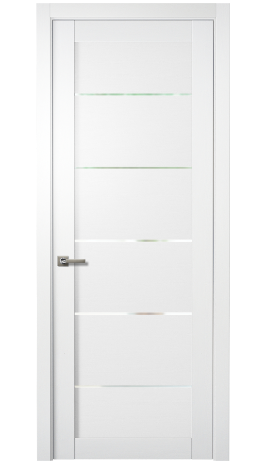 Image Tia Interior Door Bianco Noble/Frosted Glass 0