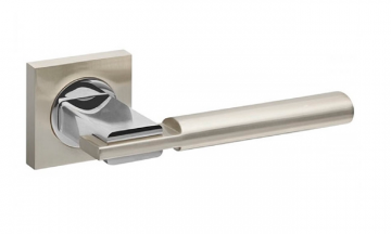 Image European Handle JAZZ satin nickel / polished chrome 1