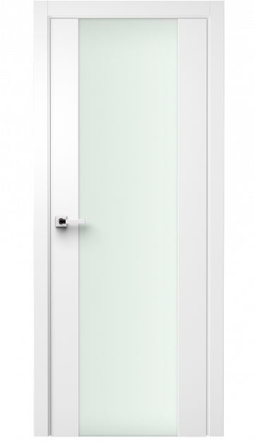 Image Vetra Interior Door Soft Touch White/ Frosted Glass 1