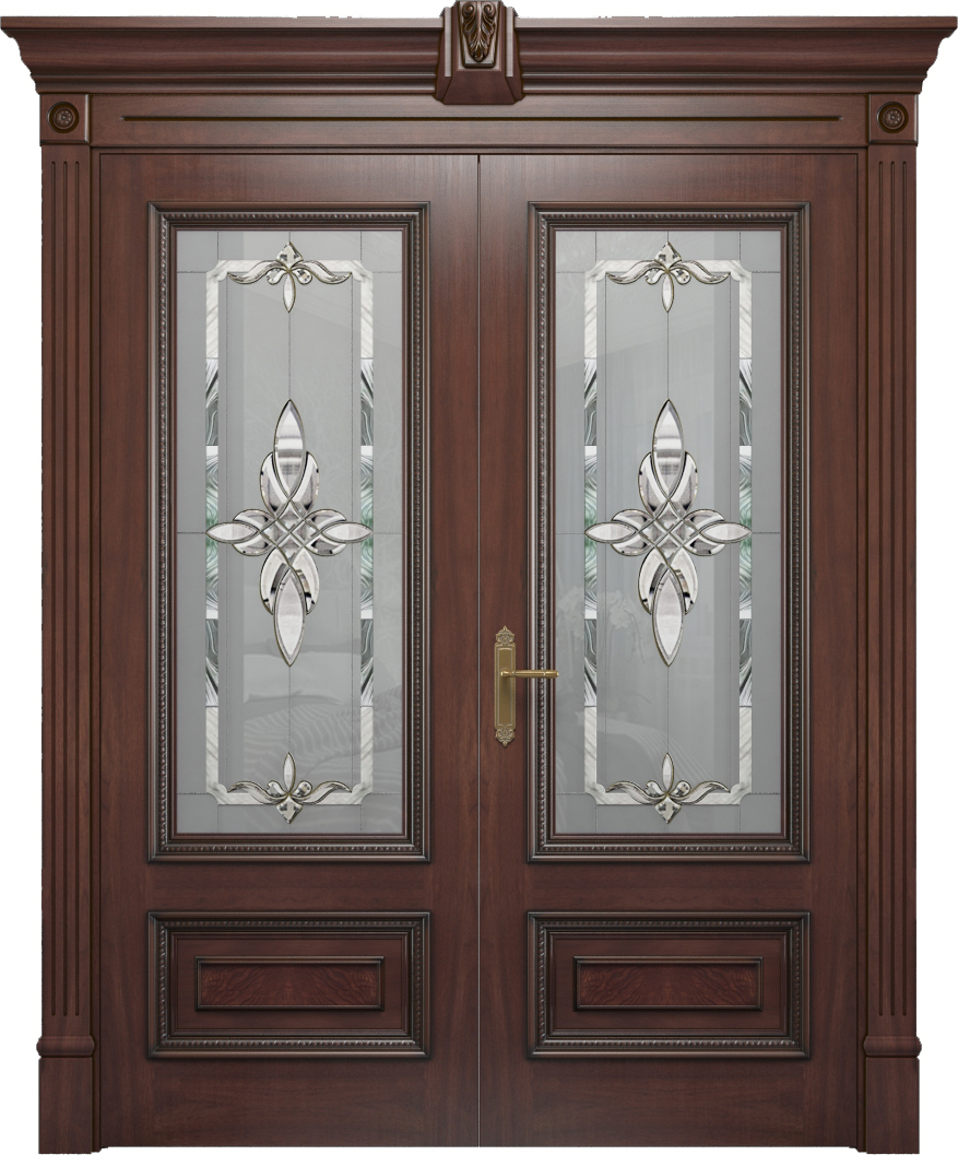 Image Imperia Vetro Interior Door Stained Oak 2