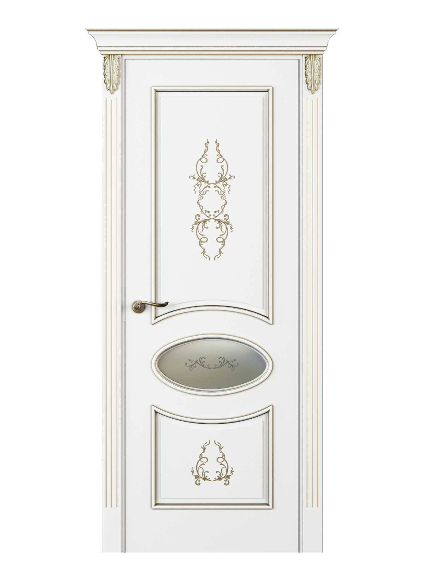 Image Nikkolo Inserto Interior Door Italian Enamel White 1