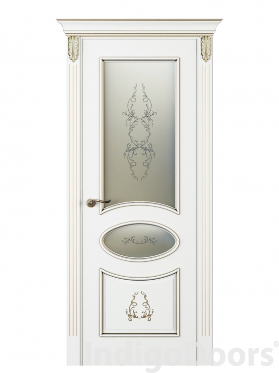 Image Nikkolo Vetro Duo Interior Door Italian Enamel White 2