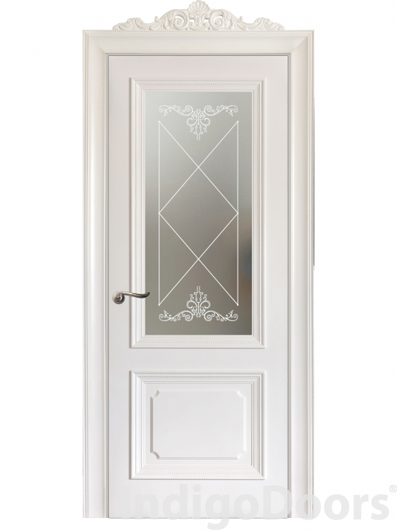 Image Floridia Vetro Interior Door Italian Enamel White 2