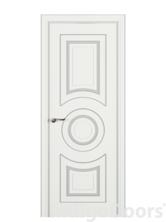 Image Viola Interior Door Italian Enamel White 2