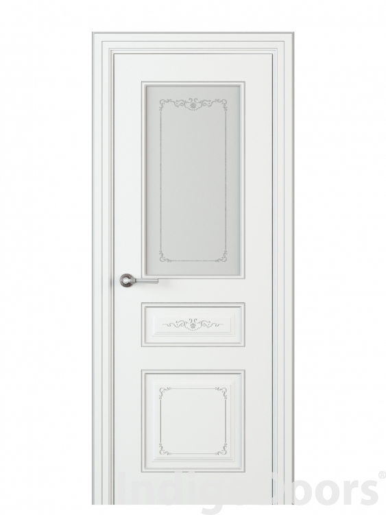 Image Fabrizia Vetro Interior Door Italian Enamel White 2