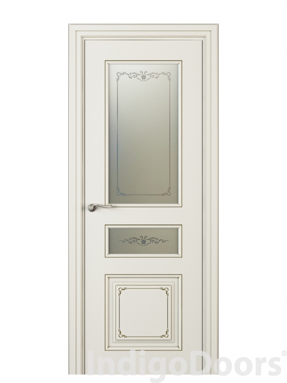 Image Fabrizia Vetro Duo Interior Door Italian Enamel 9010 2