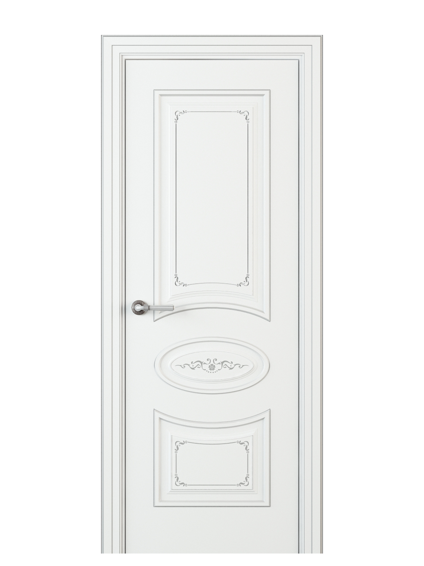 Image Amelia Interior Door Italian Enamel White 1