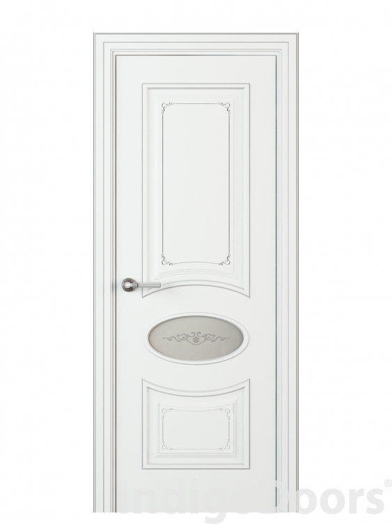 Image Amelia Incerto Interior Door Italian Enamel White 2