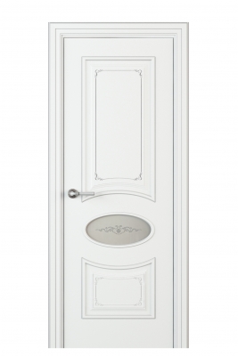 Image Amelia Incerto Interior Door Italian Enamel White 2