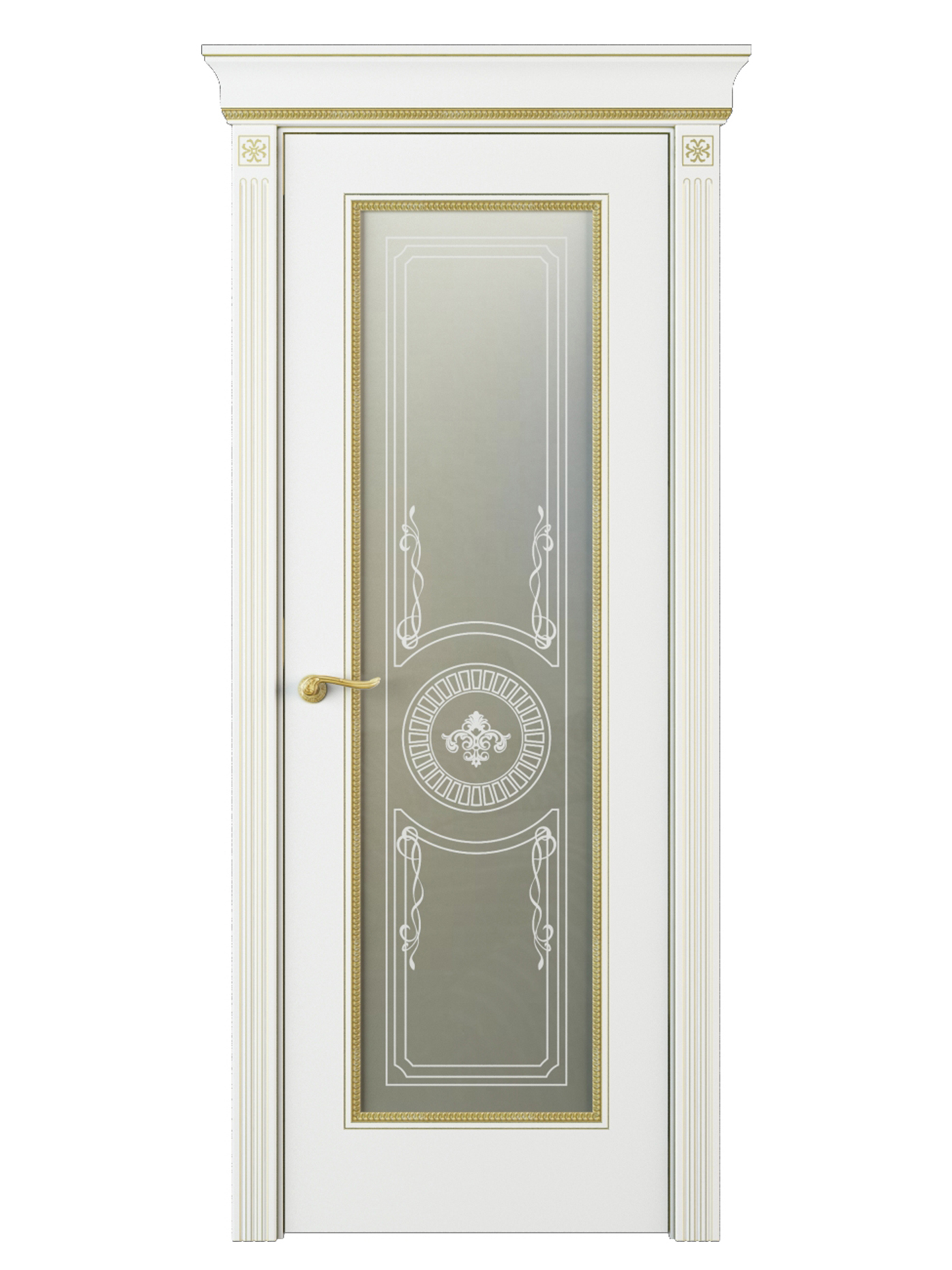 Image Fontanella Vetro Interior Door Italian Enamel White 1