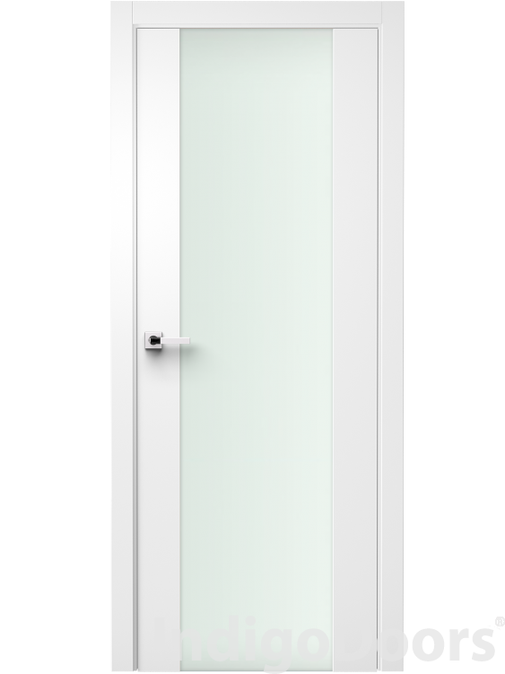 Image Vetra Interior Door Soft Touch White/ Frosted Glass 2