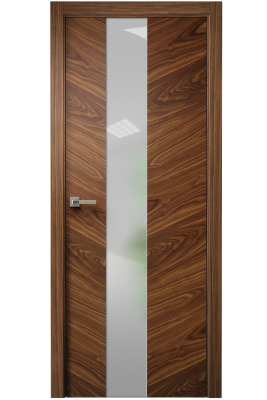 Image Tera V Vetro Interior Door American Walnut 2