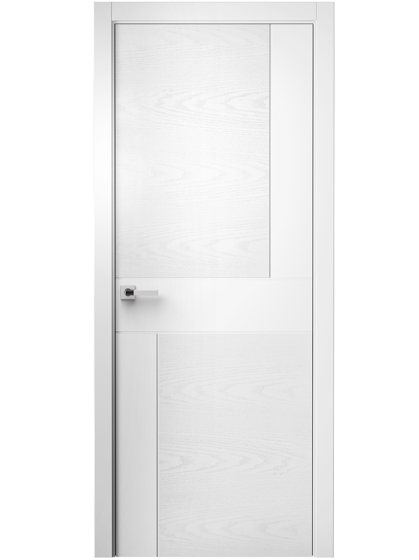 Image Komo Interior Door Italian Enamel White / White Ash 1