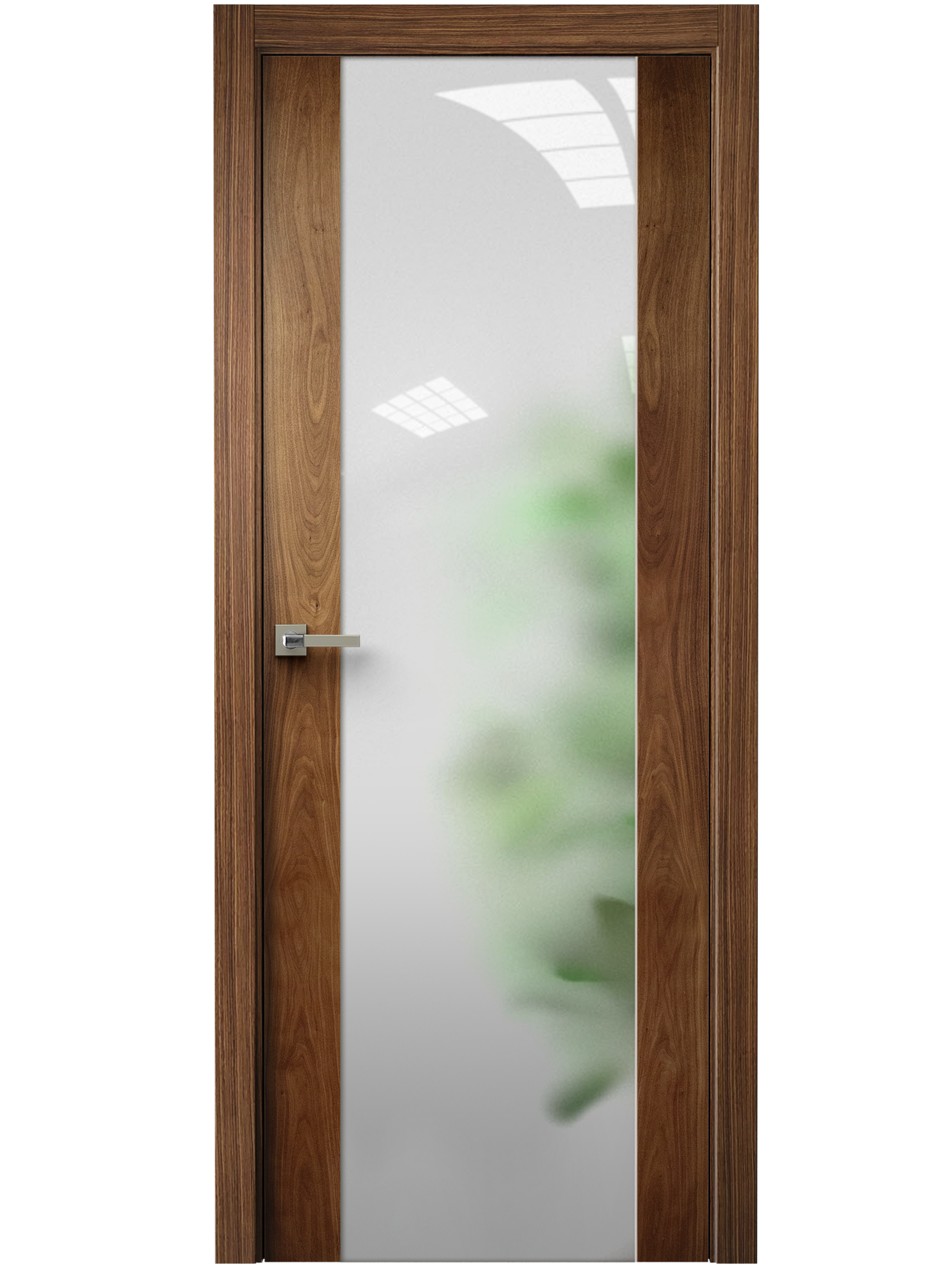 Image Vetra Interior Door American Walnut / Frosted Glass 1