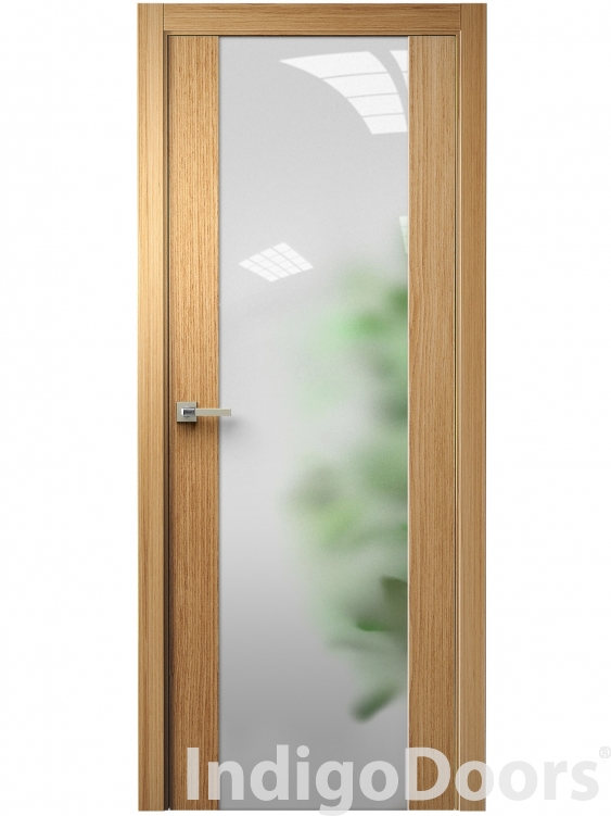 Image Vetra Interior Door Natural Oak / Frosted Glass 2