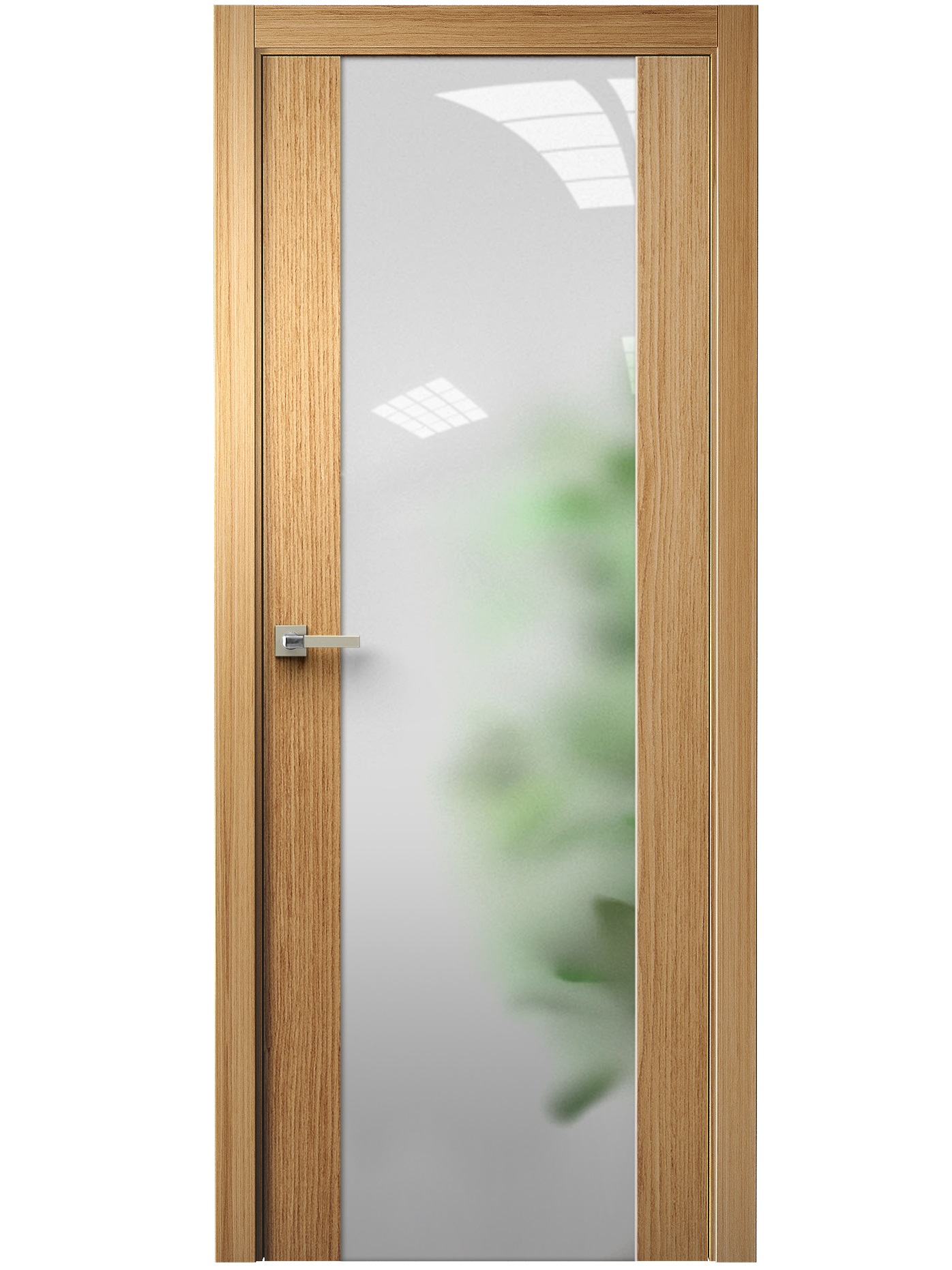 Image Vetra Interior Door Natural Oak / Frosted Glass 1
