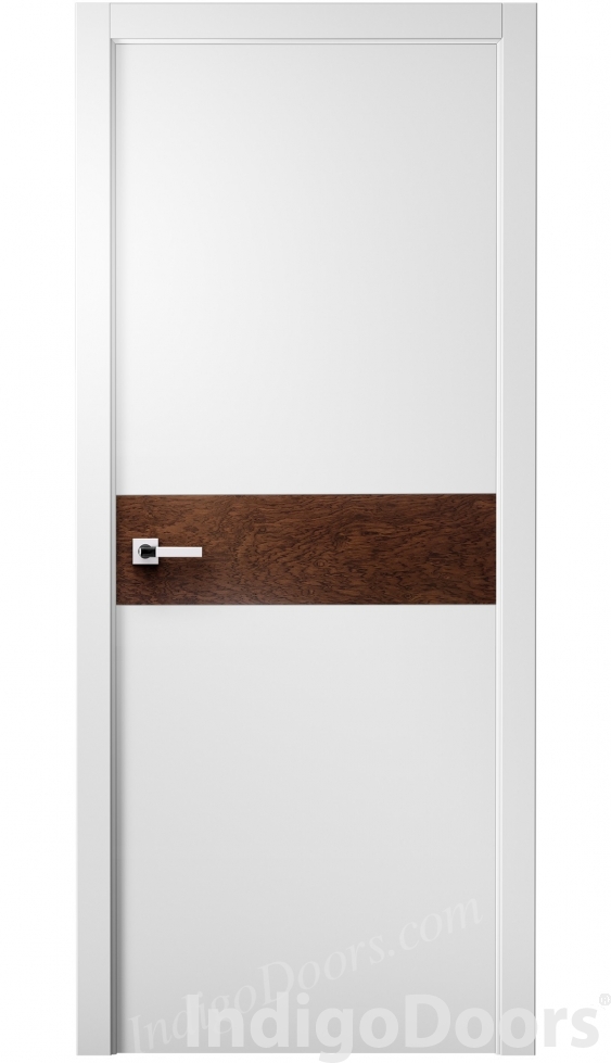 Image Radika Interior Door Royal White / Bubinga 2