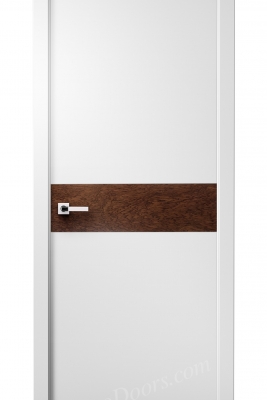 Image Radika Interior Door Royal White / Bubinga 2