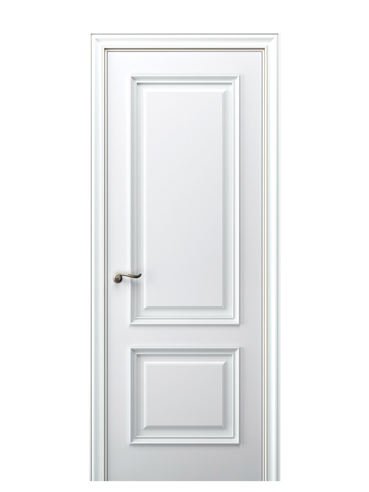 Image Nola Interior Door Italian Enamel White 1