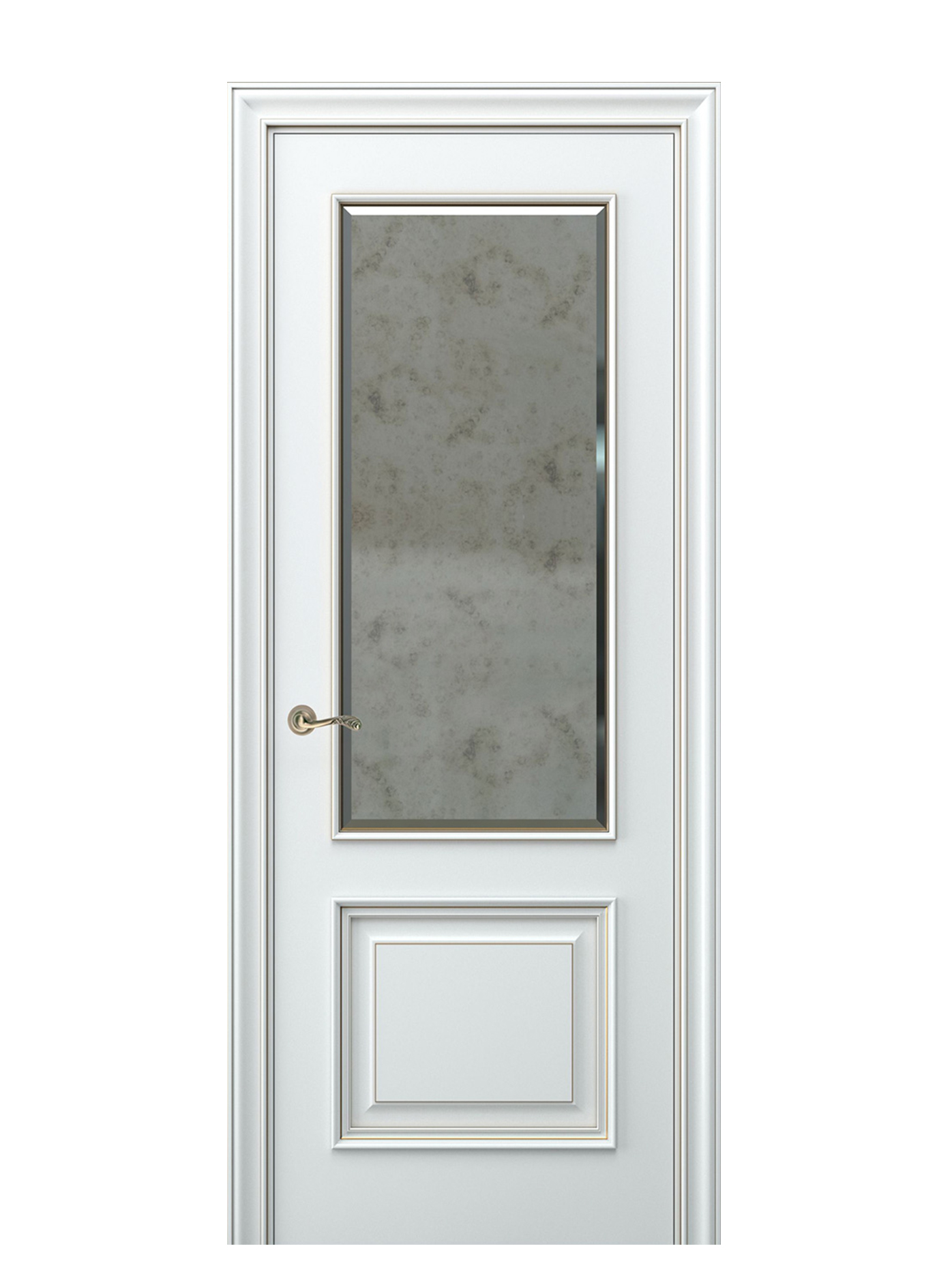 Image Nora Interior Door Italian Enamel White 1