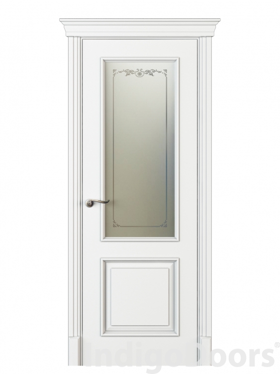 Image Madia Vetro Interior Door Italian Enamel White 2