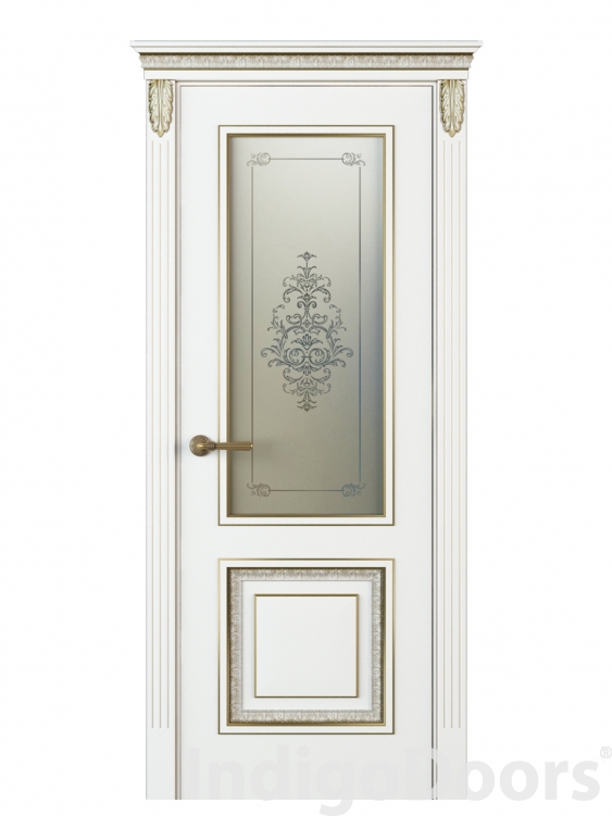 Image Molinella Vetro Interior Door Italian Enamel White 2