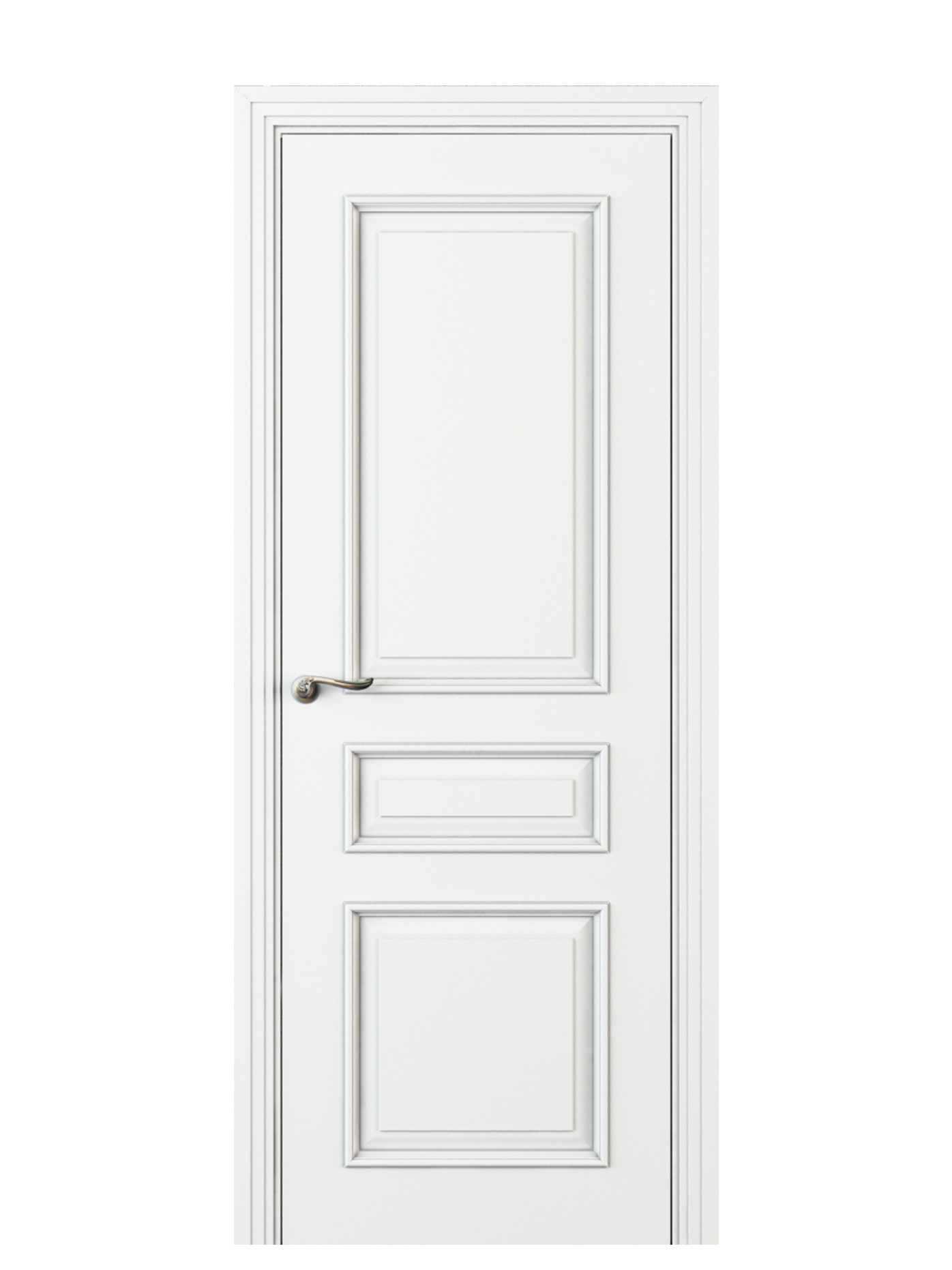 Image Fellini Interior Door Italian Enamel White 1