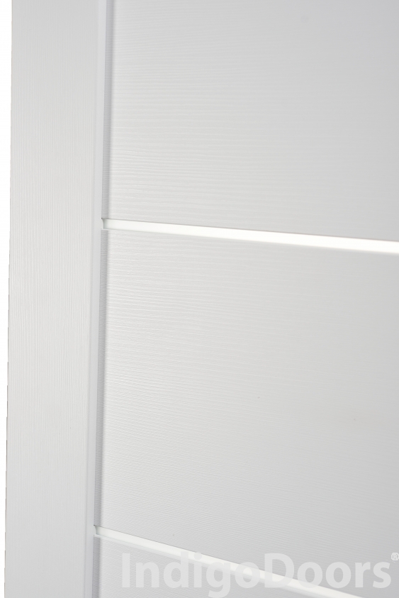 Image Tia Interior Door Bianco Noble/Frosted Glass 3