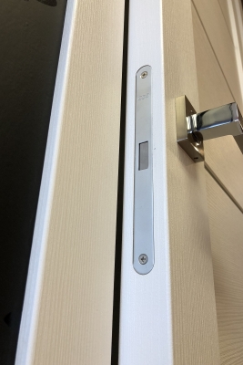 Image Tia Interior Door Bianco Noble/Frosted Glass 6