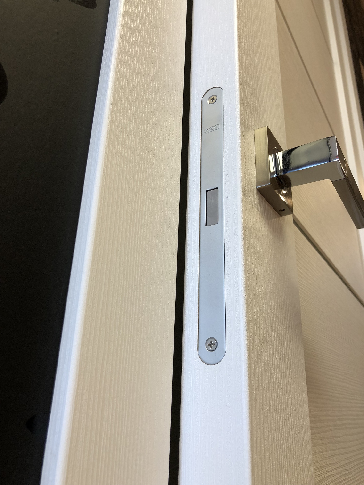 Image Tia Interior Door Bianco Noble/Frosted Glass 5