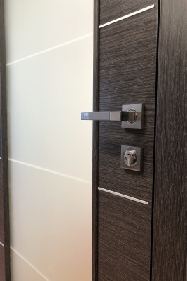 Image Versa Vetro Interior Door Black Apricot 3