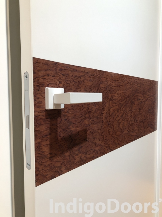 Image Radika Interior Door Royal White / Bubinga 3