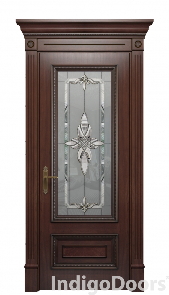 Image Imperia Vetro Interior Door Stained Oak 2